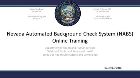 nabs background check